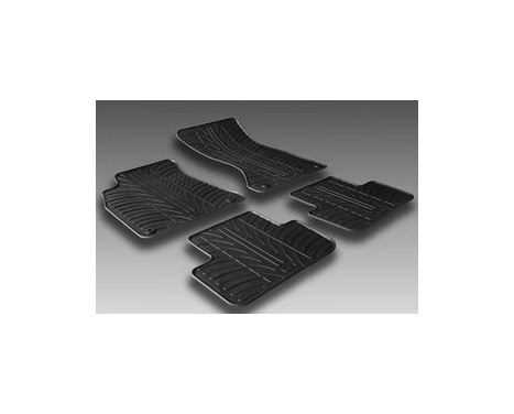 Rubber mats suitable for Audi A3 2003-2012 (T-Design 4-piece + mounting clips), Image 2