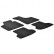 Rubber mats suitable for Audi A3 2012- (T-Design 4-piece + mounting clips)