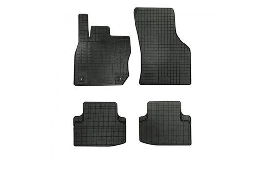 Rubber mats suitable for Audi A3 (8Y) Sedan/Sportback 2020- (4-piece with mounting points)