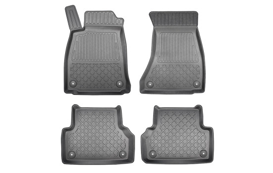 Rubber mats suitable for Audi A4 / Audi A4 Avant (B9) / A5 Sportback 2015+ (incl. Facelift)