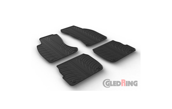 Rubber mats suitable for Audi A6 1997-2004 (T-Design 4-piece), Image 2