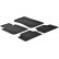 Rubber mats suitable for BMW 1 series E81/E87 3/5 doors 2004-