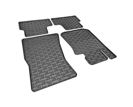 Rubber mats suitable for BMW i4 (G26) 2021- (4-piece + mounting system), Image 4