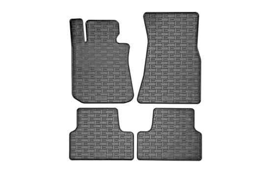 Rubber mats suitable for BMW i4 (G26) 2021- (4-piece with mounting points)