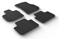 Rubber mats suitable for BMW X3 (G01) 11/2017- (T-Design 4-piece)