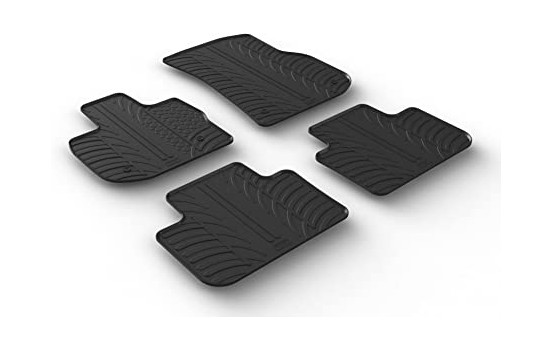 Rubber mats suitable for BMW X3 (G01) 11/2017- (T-Design 4-piece)