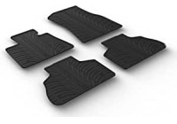 Rubber mats suitable for BMW X5 (G05) 2018- (T-Design 4-piece + mounting clips)