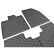 Rubber mats suitable for BYD Atto 3 2022- (4-part + mounting system), Thumbnail 3