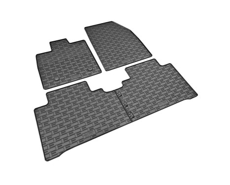 Rubber mats suitable for BYD Atto 3 2022- (4-piece with mounting points), Image 2