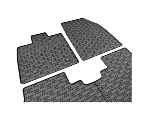 Rubber mats suitable for BYD Atto 3 2022- (4-piece with mounting points), Image 3