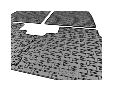 Rubber mats suitable for BYD Atto 3 2022- (4-piece with mounting points), Image 4