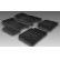 Rubber mats suitable for Chevrolet Aveo 2011- (T-Design 4-piece + mounting clips), Thumbnail 2