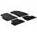 Rubber mats suitable for Chevrolet Cruze 2009- (T-Design 4-piece + mounting clips)
