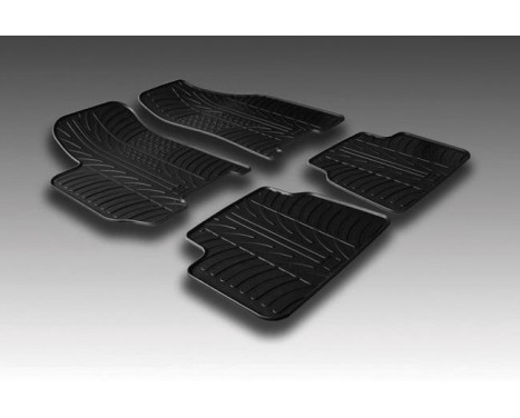 Rubber mats suitable for Chevrolet Lacetti 2004- (T-Design 4-piece), Image 2