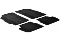 Rubber mats suitable for Chevrolet Spark 2010- (T-Design 4-piece)