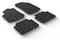 Rubber mats suitable for Citroën C3 Aircross 10/2017- (4-piece)