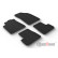 Rubber mats suitable for Citroen C3 IV 2024- excl. e-C3 (T profile 4-piece + mounting clips)