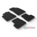 Rubber mats suitable for Citroen C3 IV 2024- excl. e-C3 (T profile 4-piece + mounting clips), Thumbnail 2