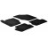 Rubber mats suitable for Citroen C4 5 2010- (T-Design 4-piece + mounting clips)