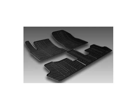 Rubber mats suitable for Citroen C4 from 2005 to 2010 (T-Design 4-piece), Image 2