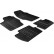 Rubber mats suitable for Citroen C4 from 2005 to 2010 (T-Design 4-piece)
