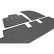 Rubber mats suitable for Citroën C4 Grand Picasso II / C4 Grand Spacetourer 7-seater 2013, Thumbnail 2
