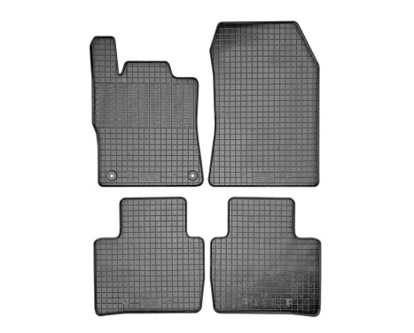 Rubber mats suitable for Citroën C5 X 2021- (4-piece + mounting system)