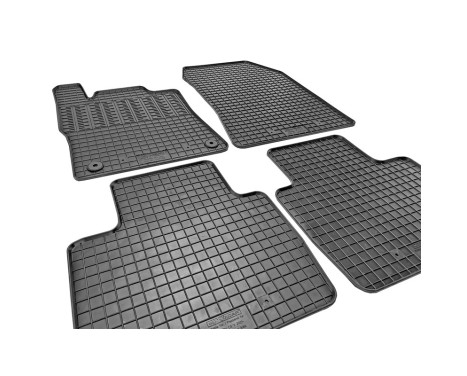 Rubber mats suitable for Citroën C5 X 2021- (4-piece with mounting points), Image 2