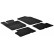 Rubber mats suitable for Dacia Duster 2010- (G-Design 4-piece + mounting clips)