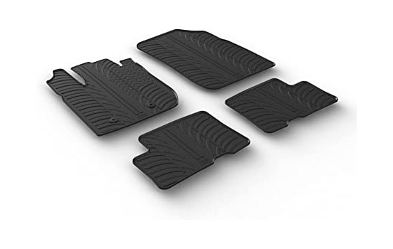 Rubber mats suitable for Dacia Duster 2018- (4-piece)