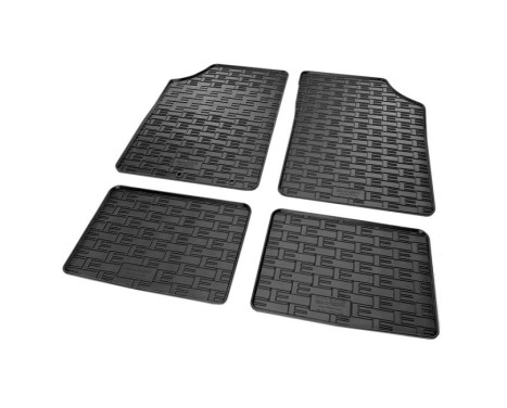 Rubber mats suitable for Dacia Spring EV 2021- (4-piece + mounting system), Image 2