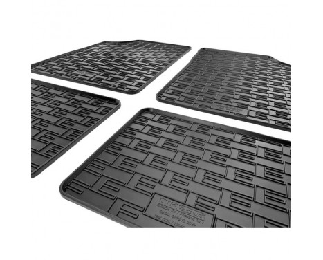 Rubber mats suitable for Dacia Spring EV 2021- (4-piece + mounting system), Image 5