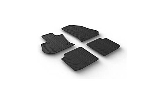Rubber mats suitable for Fiat 500L 7/2017- (T-Design 4-piece)