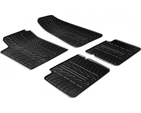 Rubber mats suitable for Fiat Bravo 2007- / Lancia Delta 200