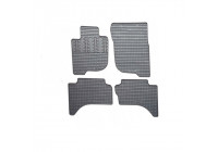 Rubber mats suitable for Fiat Fullback Double Cab 2016- & Mitsubishi L200 (Triton) Double Cab 2015