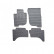 Rubber mats suitable for Fiat Fullback Double Cab 2016- & Mitsubishi L200 (Triton) Double Cab 2015