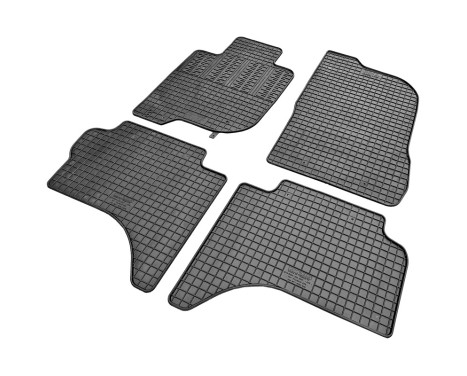 Rubber mats suitable for Fiat Fullback Double Cab 2016- & Mitsubishi L200 (Triton) Double Cab 2015, Image 2