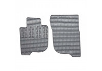 Rubber mats suitable for Fiat Fullback Single Cab 2016- & Mitsubishi L200 (Triton) Single Cab 2015