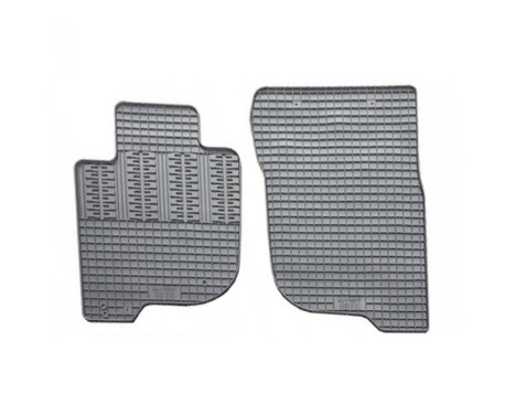 Rubber mats suitable for Fiat Fullback Single Cab 2016- & Mitsubishi L200 (Triton) Single Cab 2015