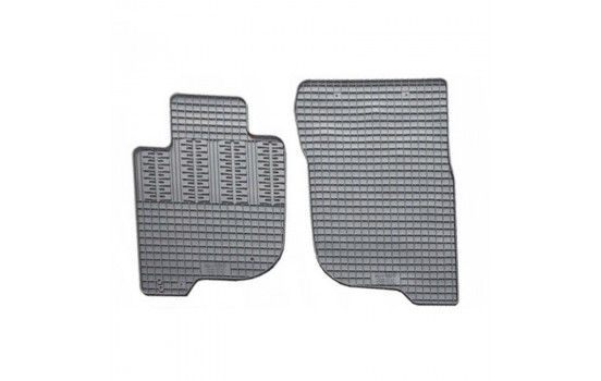 Rubber mats suitable for Fiat Fullback Single Cab 2016- & Mitsubishi L200 (Triton) Single Cab 2015