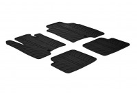 Rubber mats suitable for Fiat Panda 2012-2014 (T profile 4-d