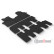 Rubber mats suitable for Fiat, Renault, Opel, Nissan - 3 Pieces + Mounting Clips, Thumbnail 2