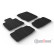 Rubber mats suitable for Ford Explorer VI PHEV 2019- (T profile 4-piece + mounting clips), Thumbnail 2