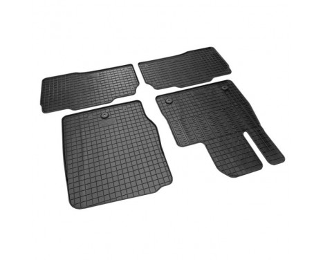 Rubber mats suitable for Ford Explorer VI (U625) Hybrid 2020- (4-piece + mounting system), Image 3