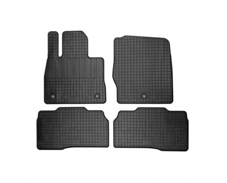 Rubber mats suitable for Ford Explorer VI (U625) Hybrid 2020- (4-piece with mounting points)