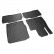 Rubber mats suitable for Ford Explorer VI (U625) Hybrid 2020- (4-piece with mounting points), Thumbnail 3
