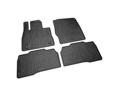 Rubber mats suitable for Ford Explorer VI (U625) Hybrid 2020- (4-piece with mounting points), Image 2