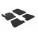 Rubber mats suitable for Ford Focus 3/5 doors + ST 2015- (4-piece)