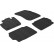 Rubber mats suitable for Ford Mondeo 2015- (T-Design 4-piece + mounting clips)
