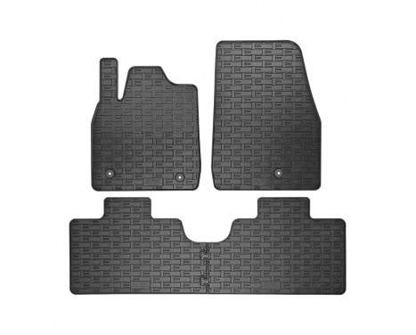 Rubber mats suitable for Ford Mustang Mach E 2020- (4-piece + mounting system)